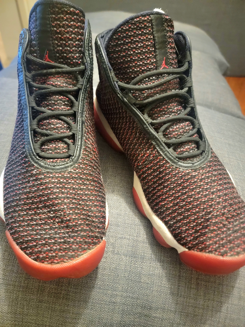 Air Jordan Horizon "Bred" Black Gym Red Grey Men's Size 10.5 Basketball